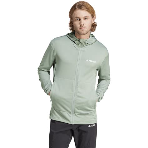 adidas Men's Terrex Xperior Softshell Fleece Hooded Jacket